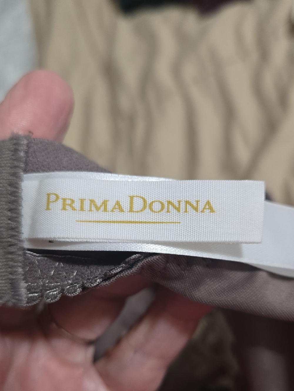 Prima Donna Deauville Embroidered Lace Bra in Smokey Sand US 34E/F NWT - Picture 7 of 8